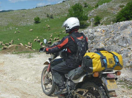 Verbindingsweg in Albanië 